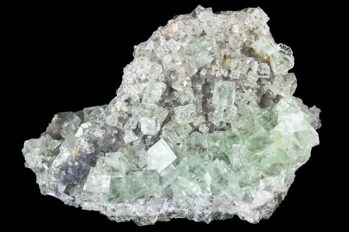 Green Fluorite Crystal Cluster - Mongolia #100736